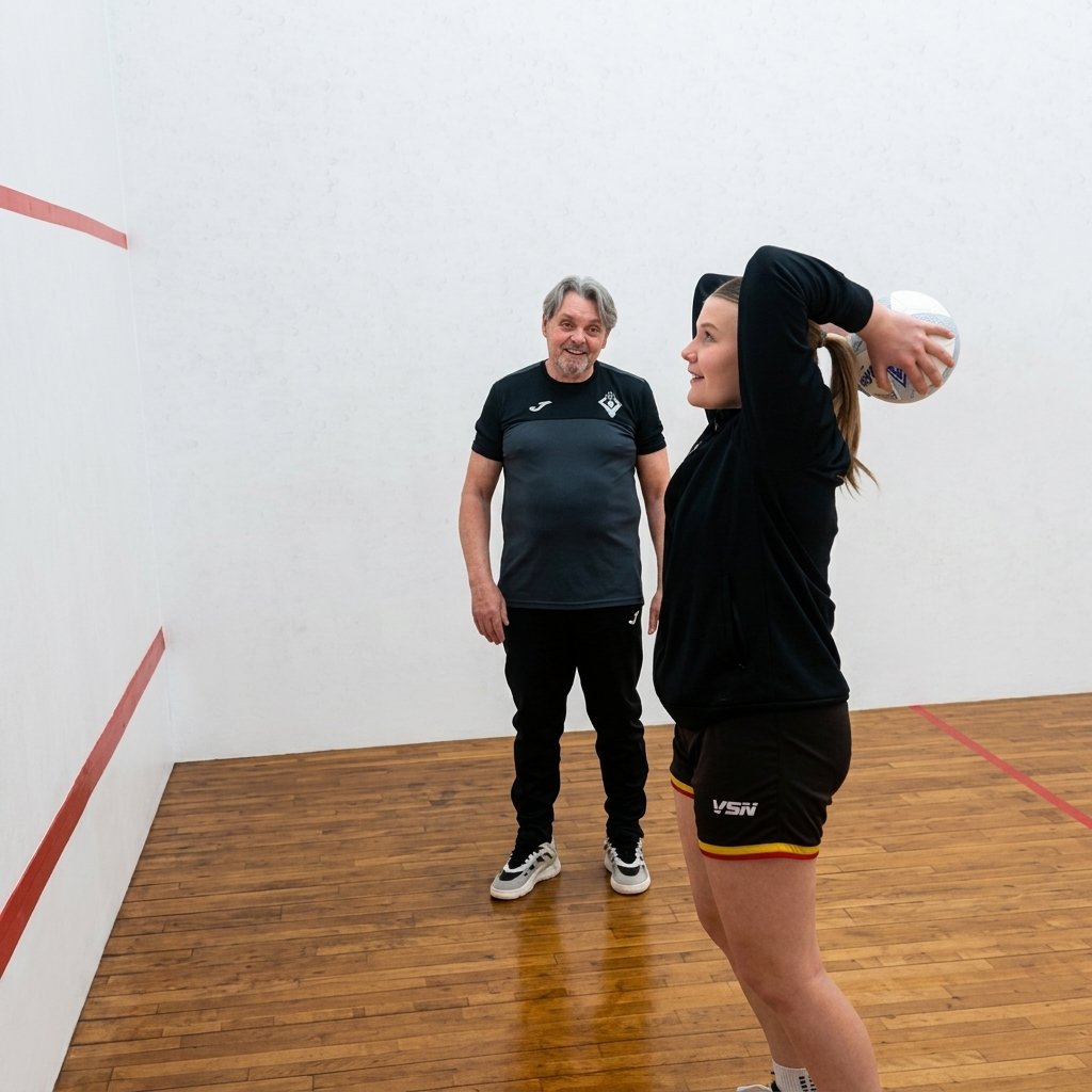 Long throw coaching session